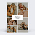 Carte de Voeux Particuliers Multiphotos Etiquette