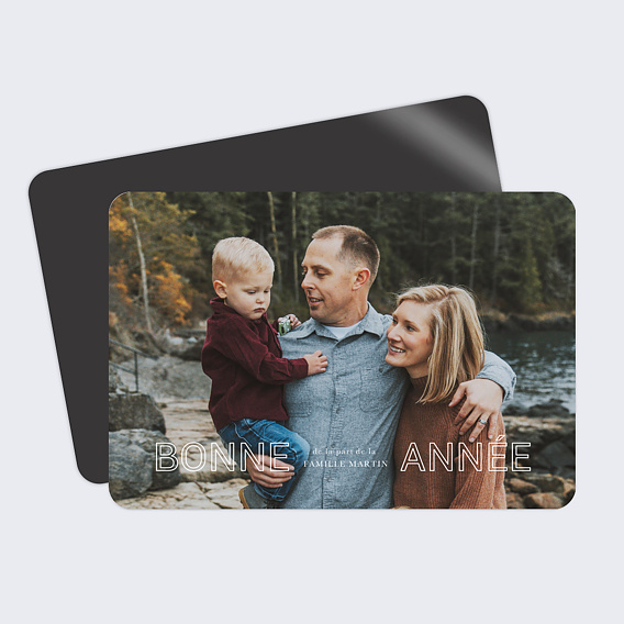 Carte de voeux Outline