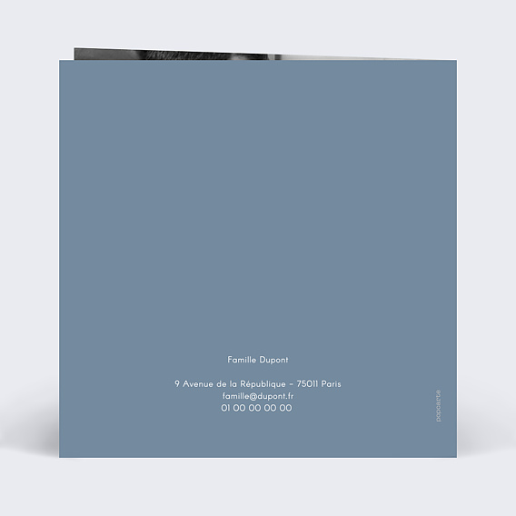 Carte de voeux Boules Magiques Verso