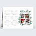 Carte de Voeux Particuliers Calendrier Double Pola