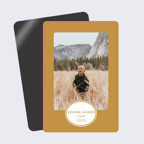 Carte de voeux Romantique Ambre