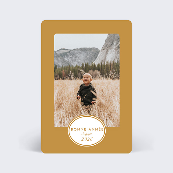 Carte de Voeux Particuliers Romantique Ambre