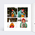 Carte de voeux Bonhomme de neige pop Intérieur Gauche