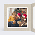 Carte de voeux Polaroid Couronne de Pins Intérieur Gauche