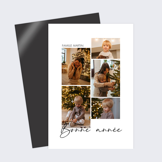 Carte de voeux Escapade Hivernale