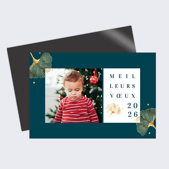 Carte de voeux Gingko III