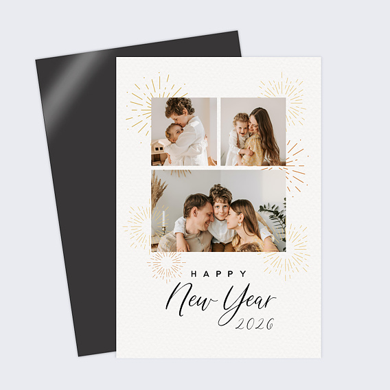 Carte de voeux Joyeuses Explosions