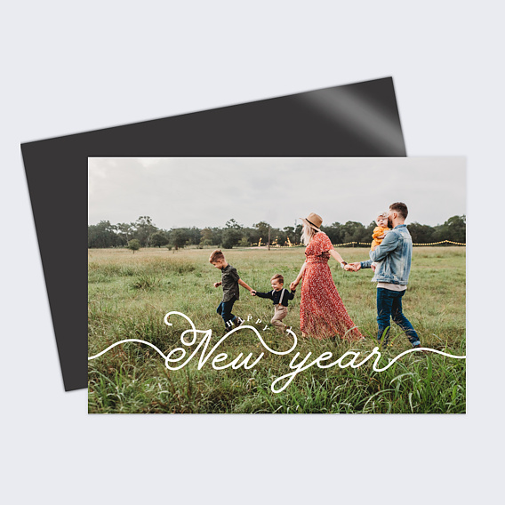 Carte de voeux New Year Manuscrit