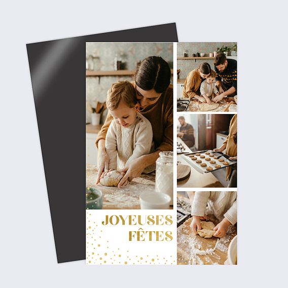 Carte de voeux Petits Flocons