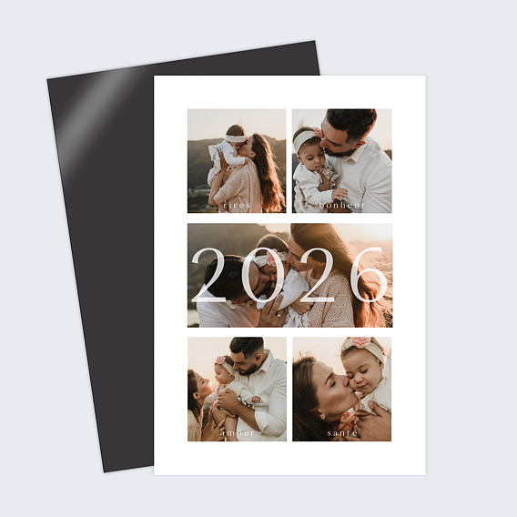 Carte de voeux Transparence