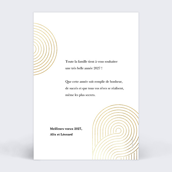Carte de Voeux Particuliers Solstice