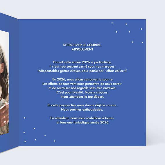Carte de Voeux Particuliers Retrouver le Sourire