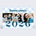 Carte de Voeux Particuliers Damier