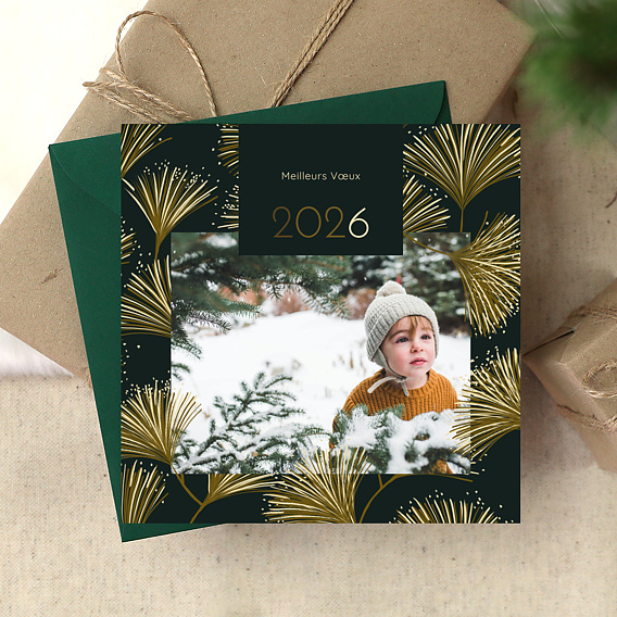 Carte de Voeux Particuliers Ombelle I