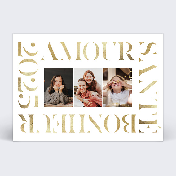 Carte de voeux Grands Souhaits
