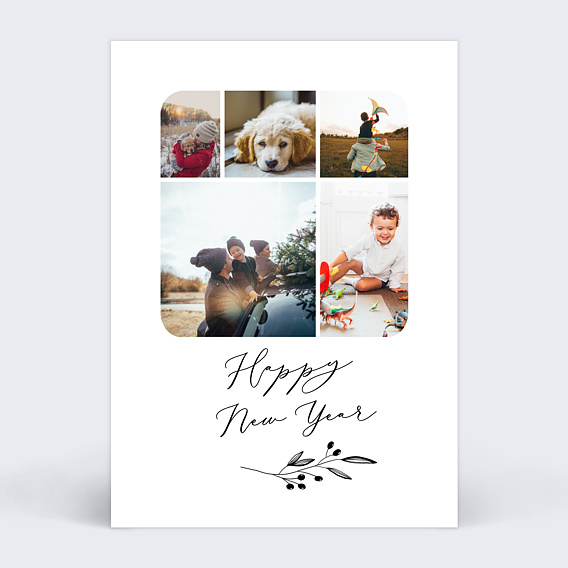 Carte de voeux Mistletoes