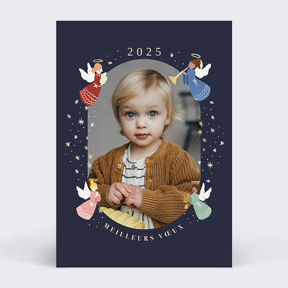 Carte de voeux Petits Anges