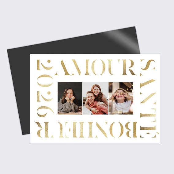 Carte de voeux Grands Souhaits