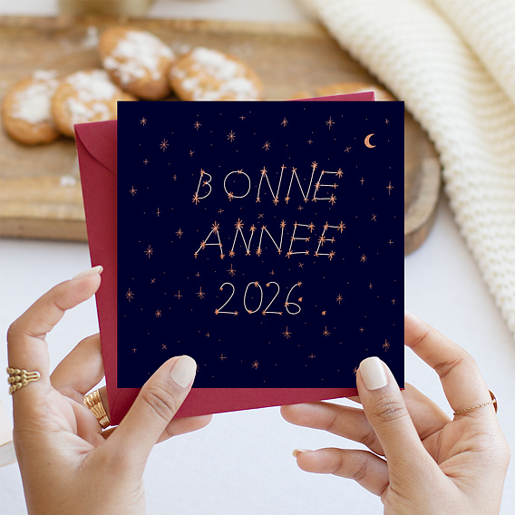 Carte de voeux Etoiles Magiques Après 4