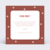 Carte de voeux Chocolat Chaud Verso