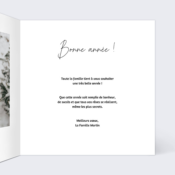 Carte de Voeux Particuliers Votre portrait de Noël à l’argentique