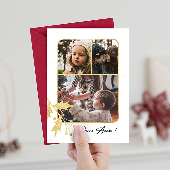 Carte de voeux Houx Magique Après 1