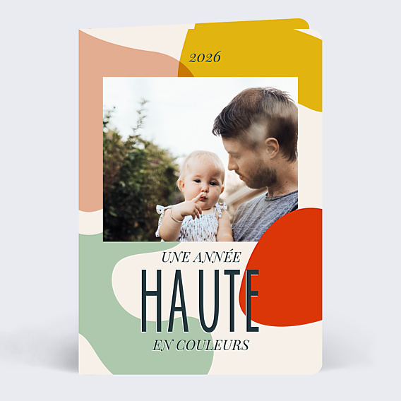 Carte de Voeux Particuliers Haut en Couleurs I