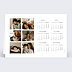 Carte de voeux Calendrier Meilleurs Voeux Verso