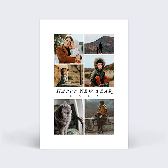 Carte de Voeux Particuliers New Year