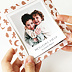 Carte de voeux Découpe Photo Polaroid
