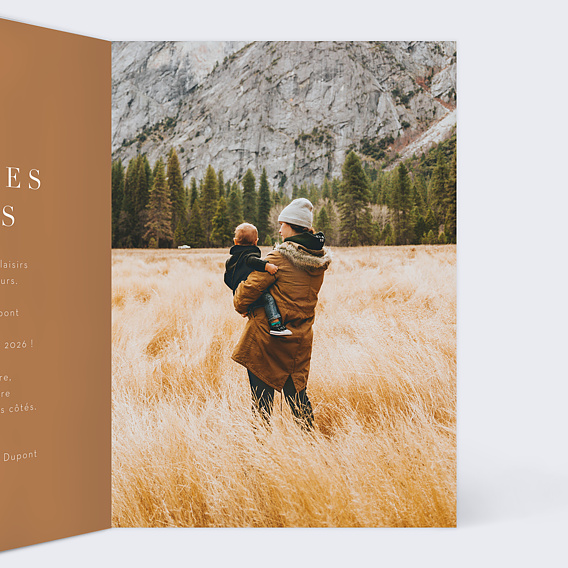 Carte de voeux Espoir Intérieur Droit