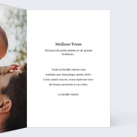 Carte de voeux Forêt Magique Intérieur Droit