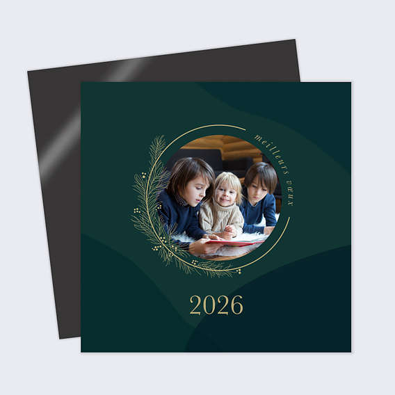 Carte de voeux Couronne Fine