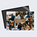 Carte de Voeux Particuliers Cadre Flocons