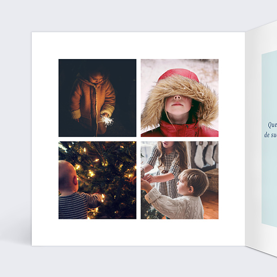 Carte de voeux Lovely Winter Intérieur Gauche