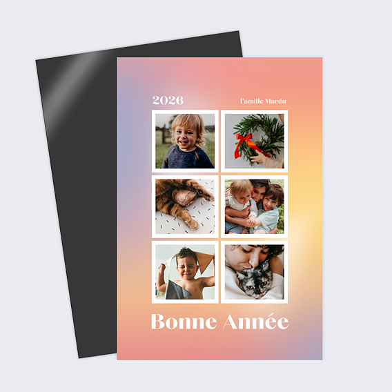 Carte de Voeux Particuliers Gradient