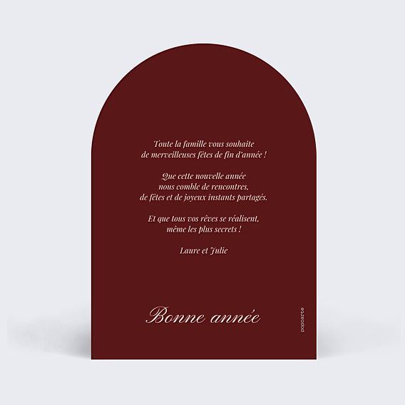 Carte de Voeux Particuliers Passion éternelle