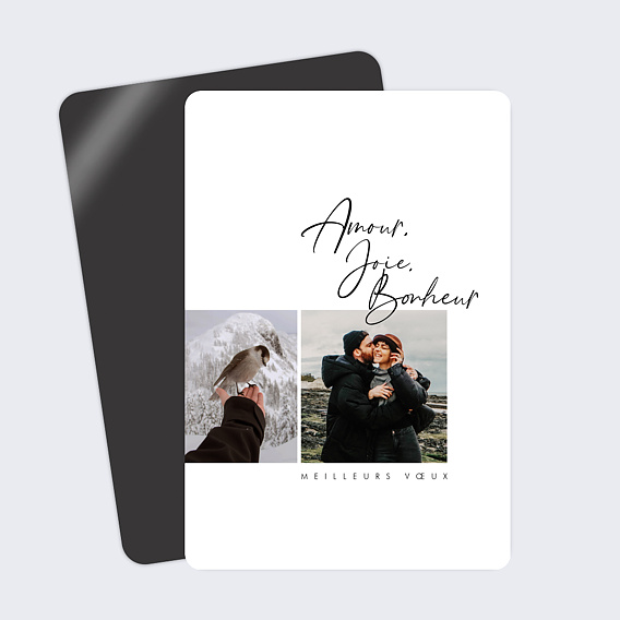 Carte de voeux Doux Souhaits