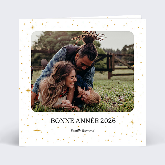 Carte de Voeux Particuliers Étoile du Matin
