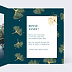 Carte de voeux Gingko III Intérieur Droit