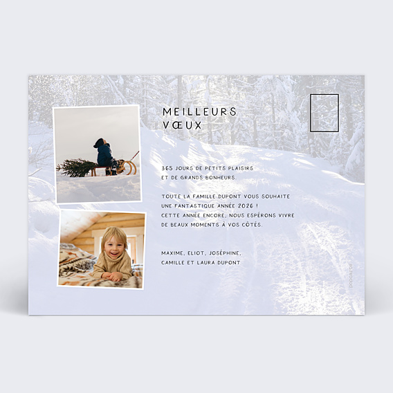 Carte de Voeux Particuliers La Belle Vie