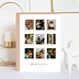 Carte de Voeux Particuliers Pêle-Mêle Polaroid