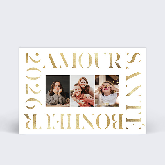 Carte de Voeux Particuliers Grands Souhaits