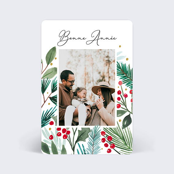 Carte de Voeux Particuliers Grand végétal