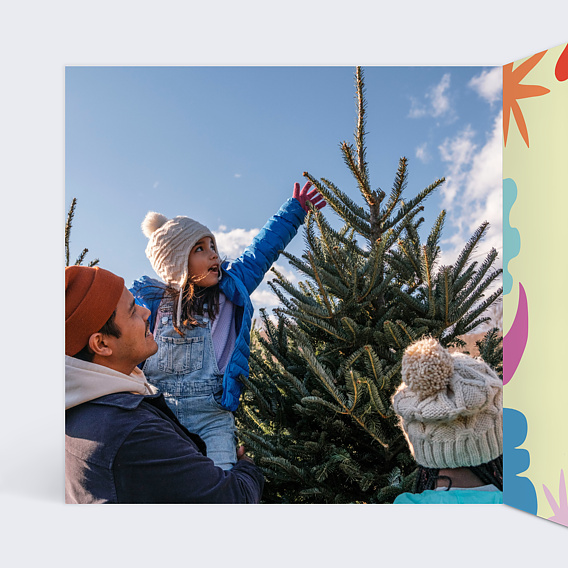 Carte de voeux Cosmic folk - Leona Rose x Popcarte Intérieur Gauche