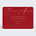 Carte de Voeux Particuliers Multiphotos Rouge