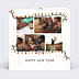 Carte de Voeux Particuliers Lumières de Noel