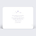 Carte de Voeux Particuliers Flocons Bleus