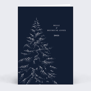 Carte de Voeux Particuliers Sous la neige