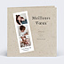Carte de Voeux Particuliers Découpe Marque-Page